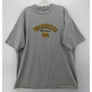 VINTAGE Michigan Wolverines Shirt XL Dynasty 90s Embroidered T Tee *